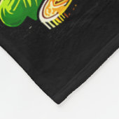Goth St. Patrick's Day Gotische Schedel Pot Mannen Fleece Deken (Hoek)