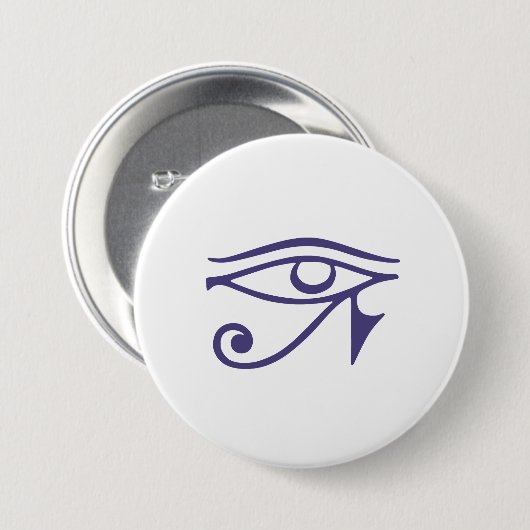 Goth trots ronde button 7,6 cm (Voorkant /achterkant)