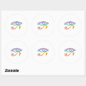 Goth trots ronde sticker (Vel)
