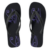 Goth trots teenslippers (Voetbed)