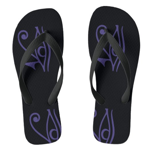 Goth trots teenslippers (Voetbed)