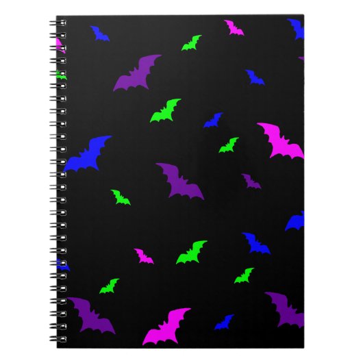 Goth Vampier Vleermuizen Notitieboek (Voorkant)