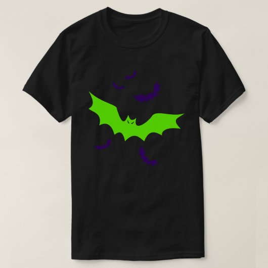 Goth Vampiervleermuizen T-shirt (Design voorkant)