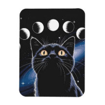 Goth Zwarte Kat, Goth Cadeau, Heksenuur Zwarte Kat