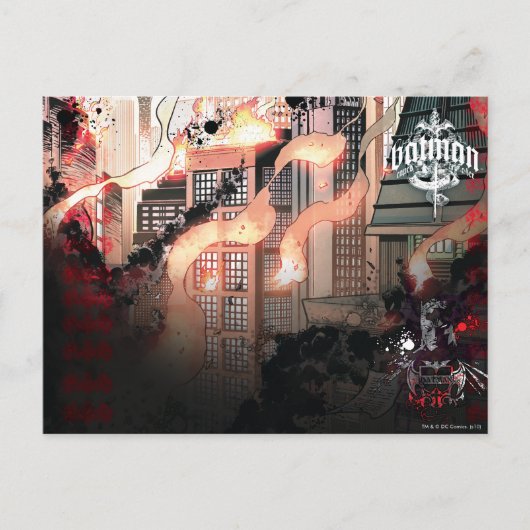 Gotham Burning Briefkaart (Voorkant)