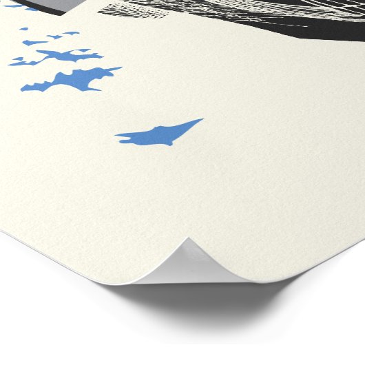 Gotham City Batman Skull Collage Poster (Hoek)