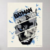 Gotham City Batman Skull Collage Poster (Voorkant)