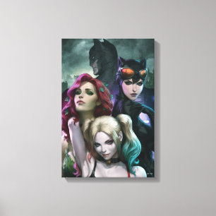 Gotham City Sirens #1000 Comic Cover Variant Canvas Afdruk