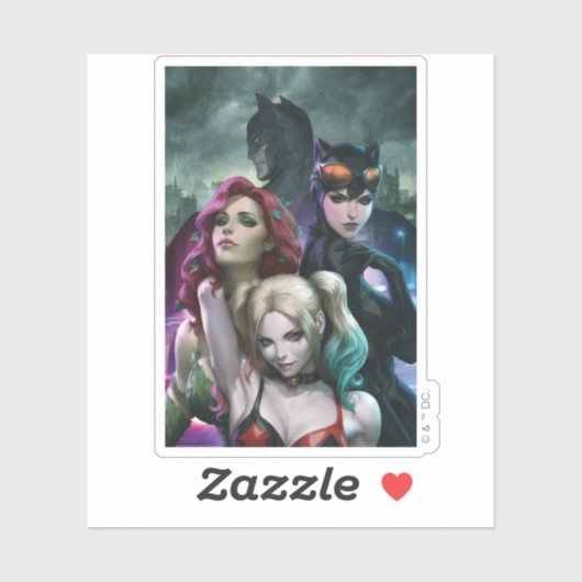 Gotham City Sirens #1000 Comic Cover Variant Sticker (Vel)