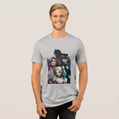 Gotham City Sirens #1000 Comic Cover Variant Tri-Blend Shirt (Voorkant volledig)