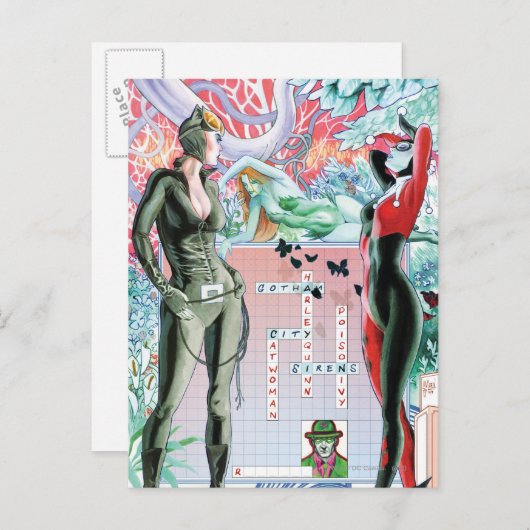 Gotham City Sirens Cv10 Briefkaart (Voorkant / Achterkant)