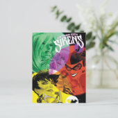 Gotham City Sirens Cv14 Briefkaart (Staand voorkant)