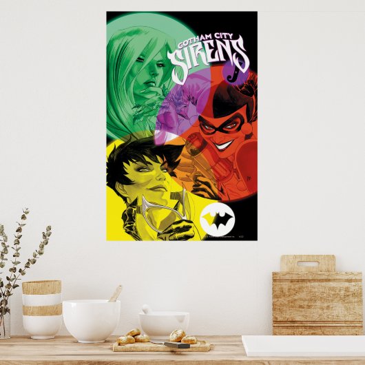 Gotham City Sirens Cv14 Poster (Keuken)