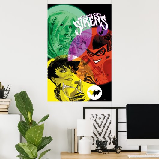 Gotham City Sirens Cv14 Poster (Thuiskantoor)