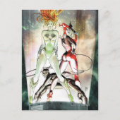 Gotham City Sirens Cv1 Briefkaart (Voorkant)