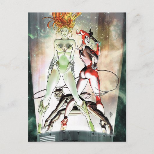 Gotham City Sirens Cv1 Briefkaart (Voorkant)