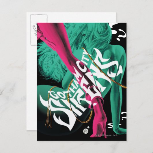 Gotham City Sirens Cv3 r2 Briefkaart (Voorkant / Achterkant)