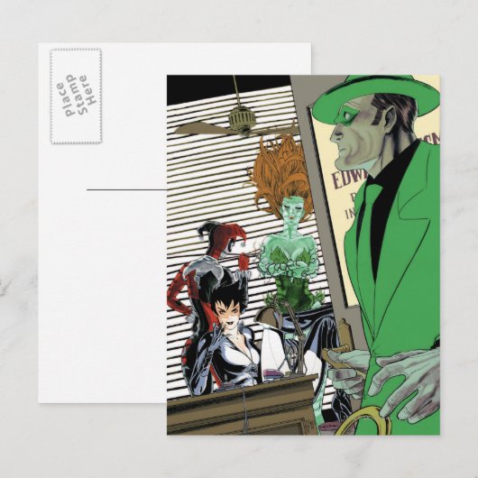 Gotham City Sirens Cv9 Briefkaart (Voorkant / Achterkant)