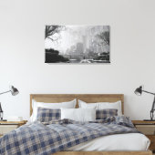 Gotham Garden (Winter) Canvas Afdruk (Insitu (Slaapkamer))