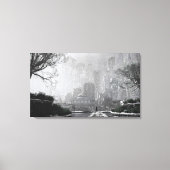 Gotham Garden (Winter) Canvas Afdruk (Voorkant)