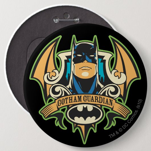 Gotham Guardian Ronde Button 6,0 Cm (Voorkant /achterkant)