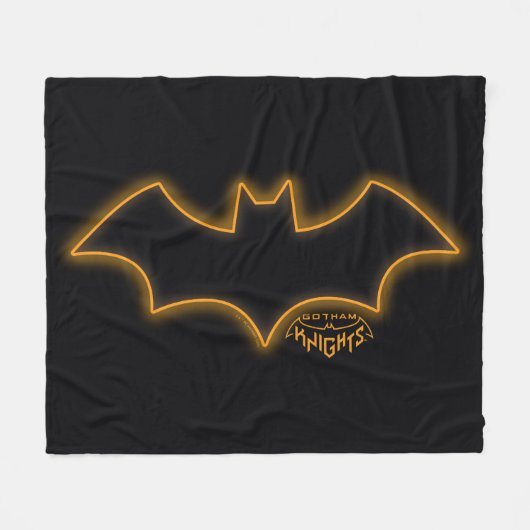 Gotham Knights Batgirl Logo Fleece Deken (Voorkant (Horizontaal))