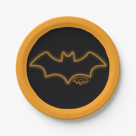 Gotham Knights Batgirl Logo Papieren Bordje (Voorkant)