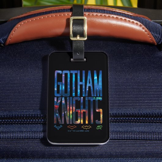 Gotham Knights City Lettering Bagagelabel (Voorkant Insitu 2)