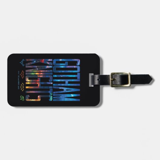 Gotham Knights City Lettering Bagagelabel (Voorkant horizontaal)