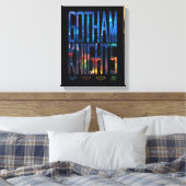 Gotham Knights City Lettering Canvas Afdruk (Insitu (Slaapkamer))