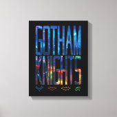 Gotham Knights City Lettering Canvas Afdruk (Voorkant)
