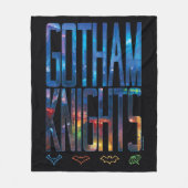 Gotham Knights City Lettering Fleece Deken (Voorkant)