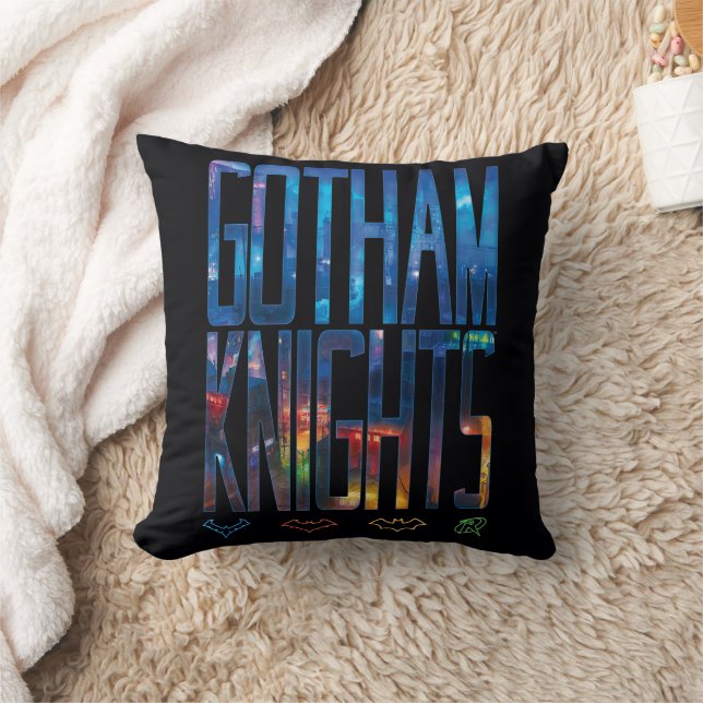 Gotham Knights City Lettering Kussen (Deken)