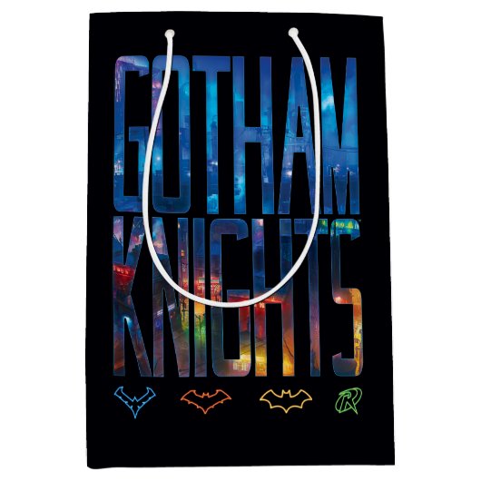 Gotham Knights City Lettering Medium Cadeauzakje (Voorkant)