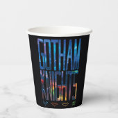 Gotham Knights City Lettering Papieren Bekers (Achterkant)