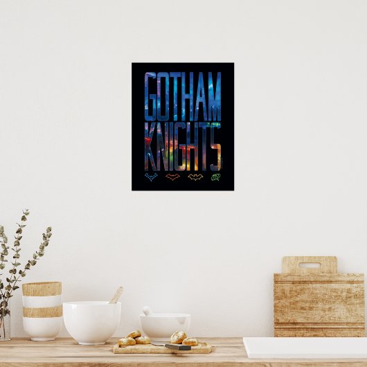 Gotham Knights City Lettering Poster (Keuken)