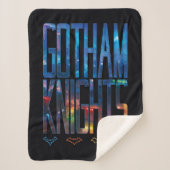 Gotham Knights City Lettering Sherpa Deken (Voorkant)