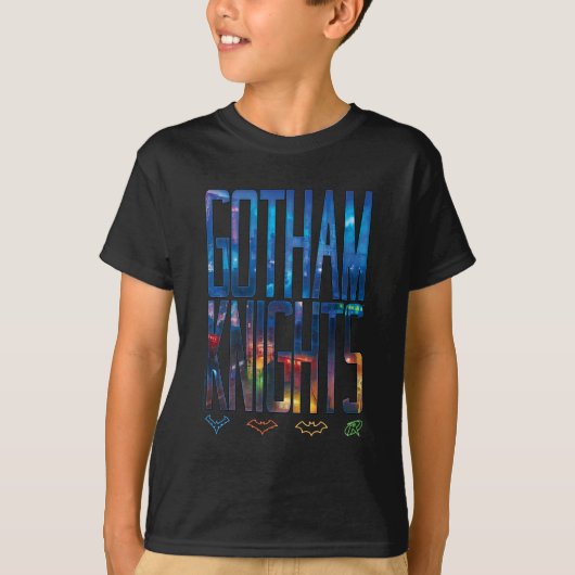 Gotham Knights City Lettering T-shirt (Voorkant)