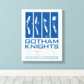 Gotham Knights Gezichtspanelen Canvas Afdruk (Insitu (Houten vloer))