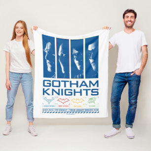 Gotham Knights Gezichtspanelen Fleece Deken