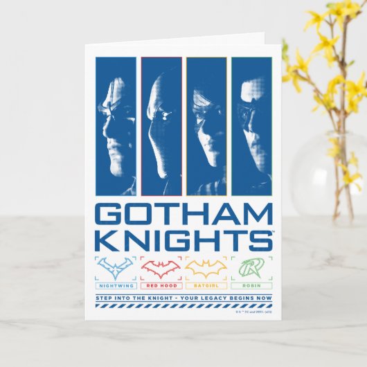 Gotham Knights Gezichtspanelen Kaart (Gele Bloem)