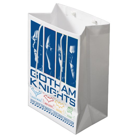 Gotham Knights Gezichtspanelen Medium Cadeauzakje (Voorkant Gekanteld)