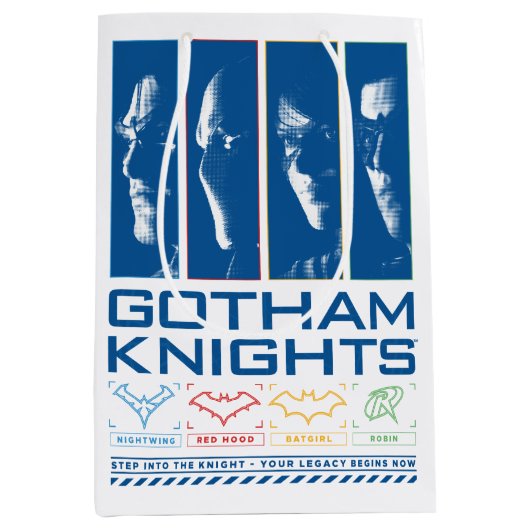 Gotham Knights Gezichtspanelen Medium Cadeauzakje (Voorkant)