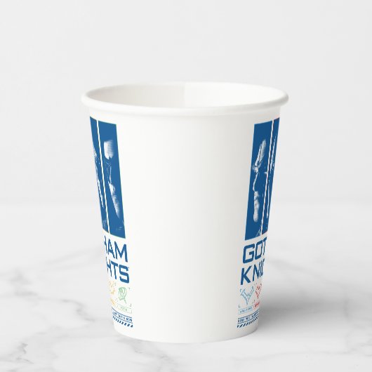 Gotham Knights Gezichtspanelen Papieren Bekers (Links)