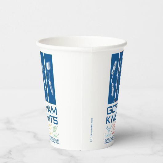 Gotham Knights Gezichtspanelen Papieren Bekers (Rechts)