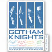Gotham Knights Gezichtspanelen Sticker (Voorkant)