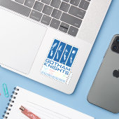 Gotham Knights Gezichtspanelen Sticker (Laptop met iPhone)
