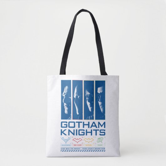 Gotham Knights Gezichtspanelen Tote Bag (Voorkant)