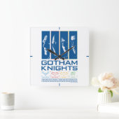 Gotham Knights Gezichtspanelen Vierkante Klok (Huis)