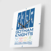 Gotham Knights Gezichtspanelen Vierkante Klok (Hoek)